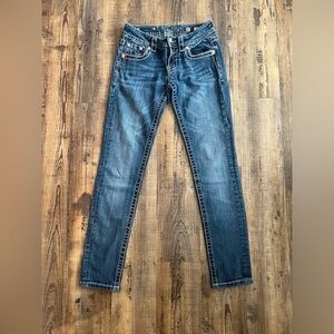 Miss Me Blue Skinny Jeans Classic Denim